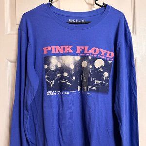 Women's XL Pink Floyd Crop Top Longsleeve